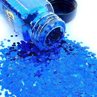 Brillantina Con Formas Pote 25Gr Azul-perlado Sifap